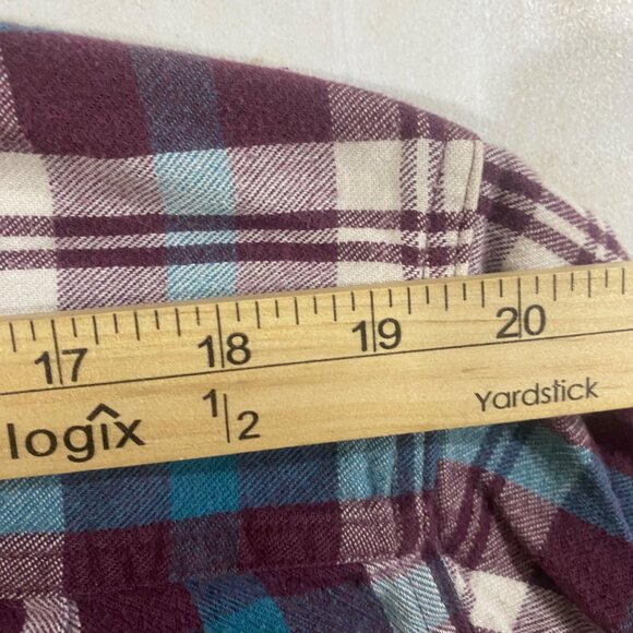 L.L. Bean Plaid Flannel Shirt Mens XL Traditional Fit Button Up Outdoor Camp - Picture 7 of 10